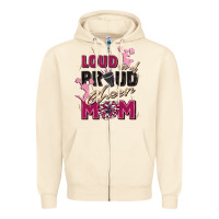 Sandshell loud and proud cheer mom Zipper Hoodie - Zillion Design Studio