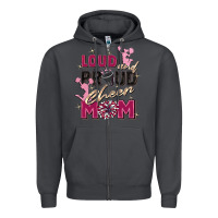 Smoke loud and proud cheer mom Zipper Hoodie - Zillion Design Studio