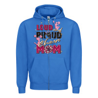 True Royal loud and proud cheer mom Zipper Hoodie - Zillion Design Studio