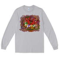 Moon Dust Mardi gras king cake crawfish Long Sleeve Tee - RanaPortraitStore