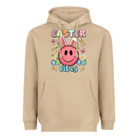 Mushroom easter vibes smiley face Heavyweight Hoodie - Artiststas