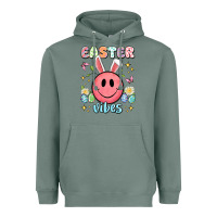Sage easter vibes smiley face Heavyweight Hoodie - Artiststas
