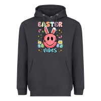 Smoke easter vibes smiley face Heavyweight Hoodie - Artiststas