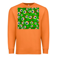 Carrot halloween eye balls seamless pattern Premium Sweatshirt - BundleAndBundleShop