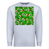 Heather Grey halloween eye balls seamless pattern Premium Sweatshirt - BundleAndBundleShop
