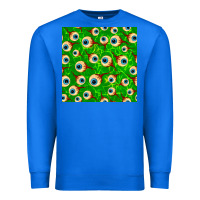 True Royal halloween eye balls seamless pattern Premium Sweatshirt - BundleAndBundleShop
