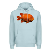 Blue Mist California Garibaldi Fish Premium Hoodie - RanaPortraitStore