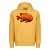 Mustard California Garibaldi Fish Premium Hoodie - RanaPortraitStore