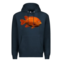 Navy California Garibaldi Fish Premium Hoodie - RanaPortraitStore