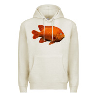 Oatmeal Heather California Garibaldi Fish Premium Hoodie - RanaPortraitStore