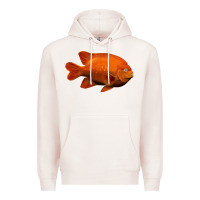 Pale Pink California Garibaldi Fish Premium Hoodie - RanaPortraitStore