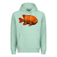 Seafoam California Garibaldi Fish Premium Hoodie - RanaPortraitStore