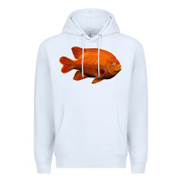 White California Garibaldi Fish Premium Hoodie - RanaPortraitStore