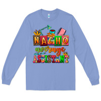 Colony Blue nacho average assistant Long Sleeve Tee - AdoDesignShop