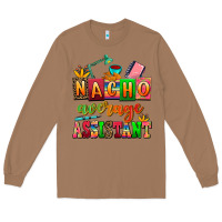 Toasted Coconut nacho average assistant Long Sleeve Tee - AdoDesignShop