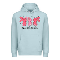 Blue Mist easter bunny Premium Hoodie - MaliasSmallBusiness