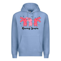 Colony Blue easter bunny Premium Hoodie - MaliasSmallBusiness