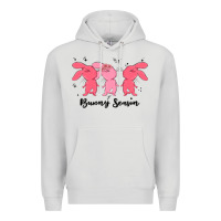 Dove Grey easter bunny Premium Hoodie - MaliasSmallBusiness