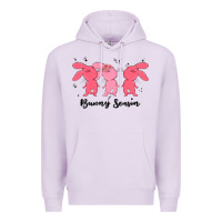 Lilac easter bunny Premium Hoodie - MaliasSmallBusiness