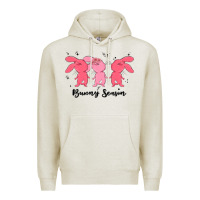 Oatmeal Heather easter bunny Premium Hoodie - MaliasSmallBusiness
