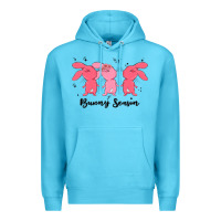 Ocean Blue easter bunny Premium Hoodie - MaliasSmallBusiness