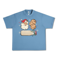 Pebble Blue custom milk and cookies with santa Urban Heavy Tee - MaliasSmallBusiness
