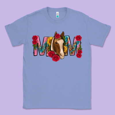 Mom With Horse Mothers Day Classic Tee Designed By Texasbilliewilder