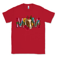 Red mom with horse mothers day Classic Tee - texasbilliewilder