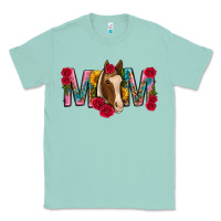 Seafoam mom with horse mothers day Classic Tee - texasbilliewilder