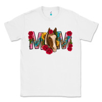 White mom with horse mothers day Classic Tee - texasbilliewilder