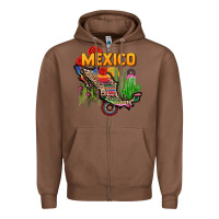 Chestnut mexico map Zipper Hoodie - CTS Tumbler Store