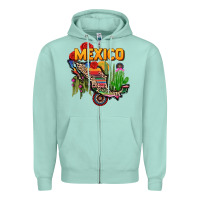 Seafoam mexico map Zipper Hoodie - CTS Tumbler Store