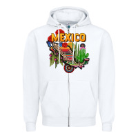 White mexico map Zipper Hoodie - CTS Tumbler Store