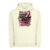Pigment Pistachio boots never broke my heart Urban Hoodie - NancyCooperArtShop