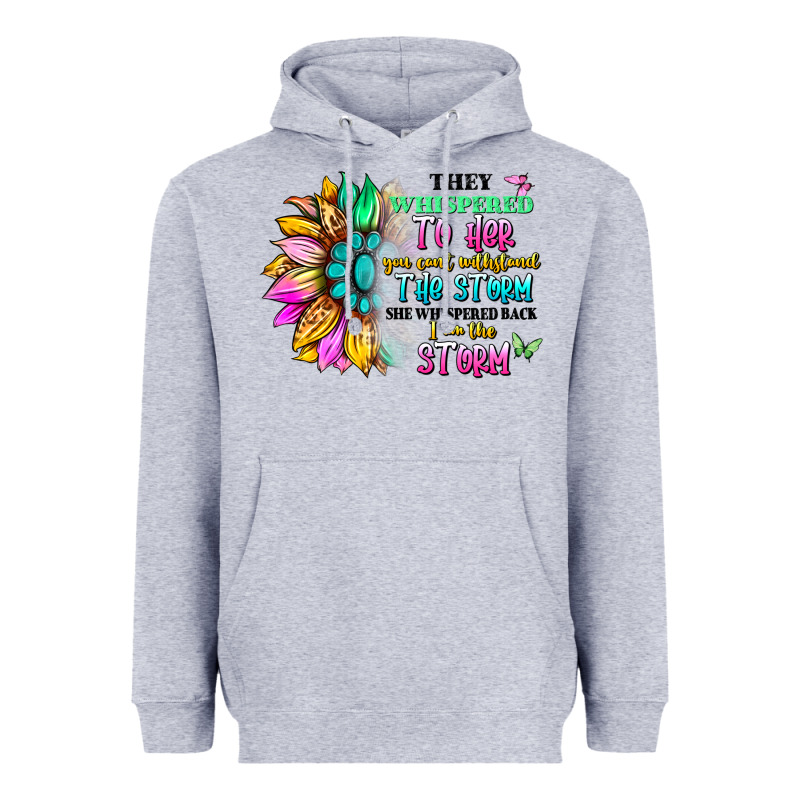 They Whispered To Her You Can't Withstand The Stor Heavyweight Hoodie by Artiststas | Teevron