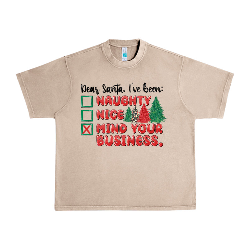 Dear Santa Ive Been Urban Heavy Tee by MaliasSmallBusiness | Teevron