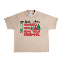 French Oak dear santa ive been Urban Heavy Tee - MaliasSmallBusiness