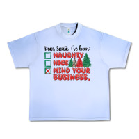 Grape Ice dear santa ive been Urban Heavy Tee - MaliasSmallBusiness