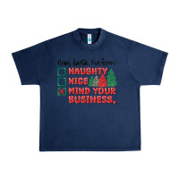 Navy dear santa ive been Urban Heavy Tee - MaliasSmallBusiness