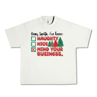 Pistachio dear santa ive been Urban Heavy Tee - MaliasSmallBusiness