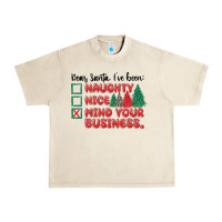 Sandshell dear santa ive been Urban Heavy Tee - MaliasSmallBusiness