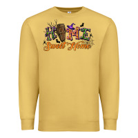 Antique Gold halloween home sweet home Premium Sweatshirt - BundleAndBundleShop