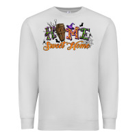 Dove Grey halloween home sweet home Premium Sweatshirt - BundleAndBundleShop