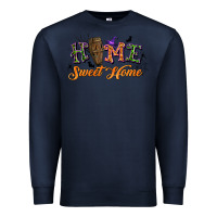 Navy halloween home sweet home Premium Sweatshirt - BundleAndBundleShop
