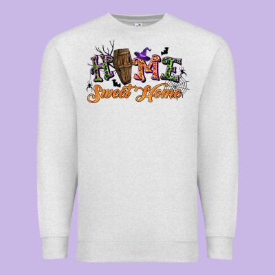 Halloween Home Sweet Home Premium Sweatshirt Designed By Bundleandbundleshop