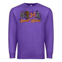Purple halloween home sweet home Premium Sweatshirt - BundleAndBundleShop