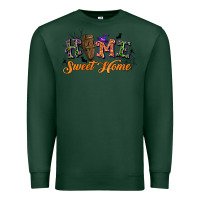 Sports Green halloween home sweet home Premium Sweatshirt - BundleAndBundleShop