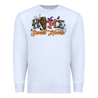 White halloween home sweet home Premium Sweatshirt - BundleAndBundleShop