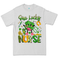 Dove Grey one lucky nurse Premium Tee - Artiststas