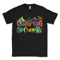 Black camping crew Classic Tee - Zillion Design Studio